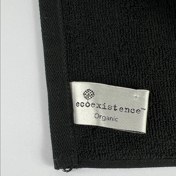 Ecoexistence Organic Bath Towel Black 100% Organic Cotton Loops Plush 1 Pc NEW - Picture 7 of 8